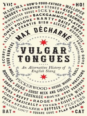 cover image of Vulgar Tongues